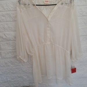 Cream color blouse